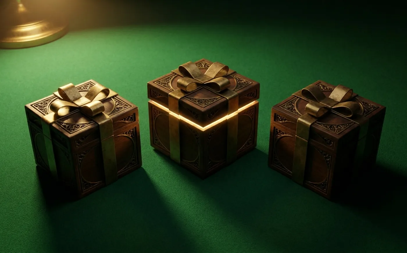 Mystery box instant-win game